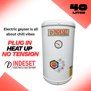 compact 40 litre electric geyser for home & family bathrooms