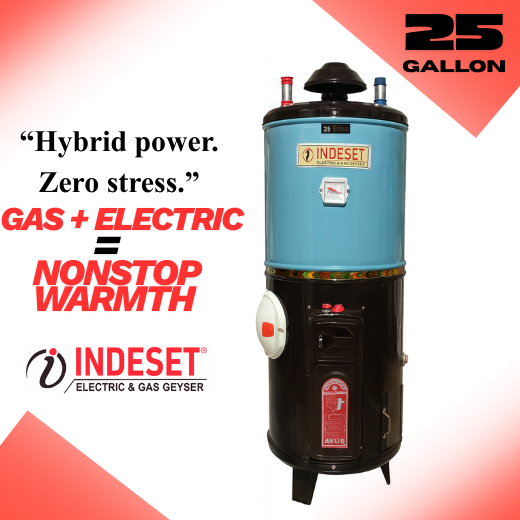 25 gallon conventional smart hybrid geysers